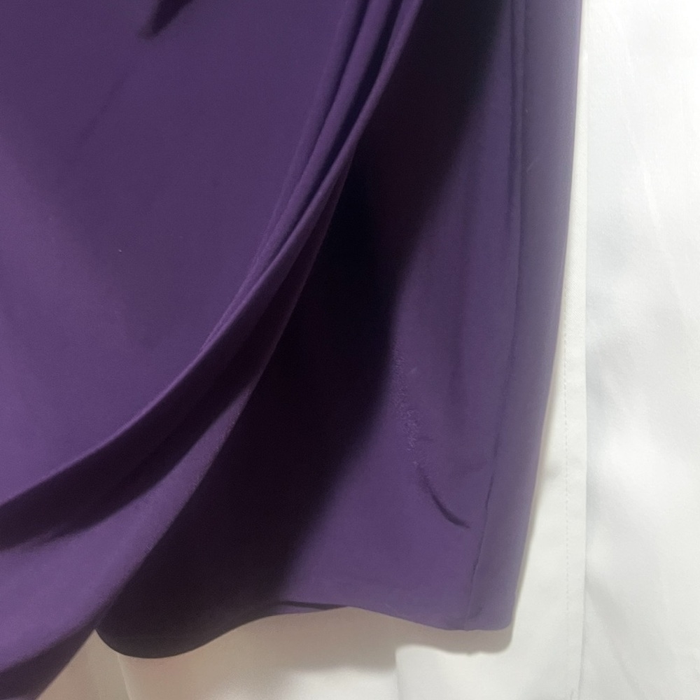 Lauren Ralph Lauren Deep Purple Long Sleeve Dress - Picture 9 of 9